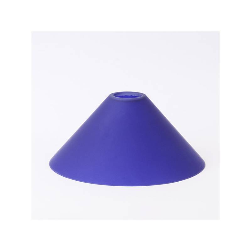 Cristal glass painted lampshade 4320 - d. 225 mm