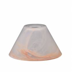 Clear glass matte lampshade...