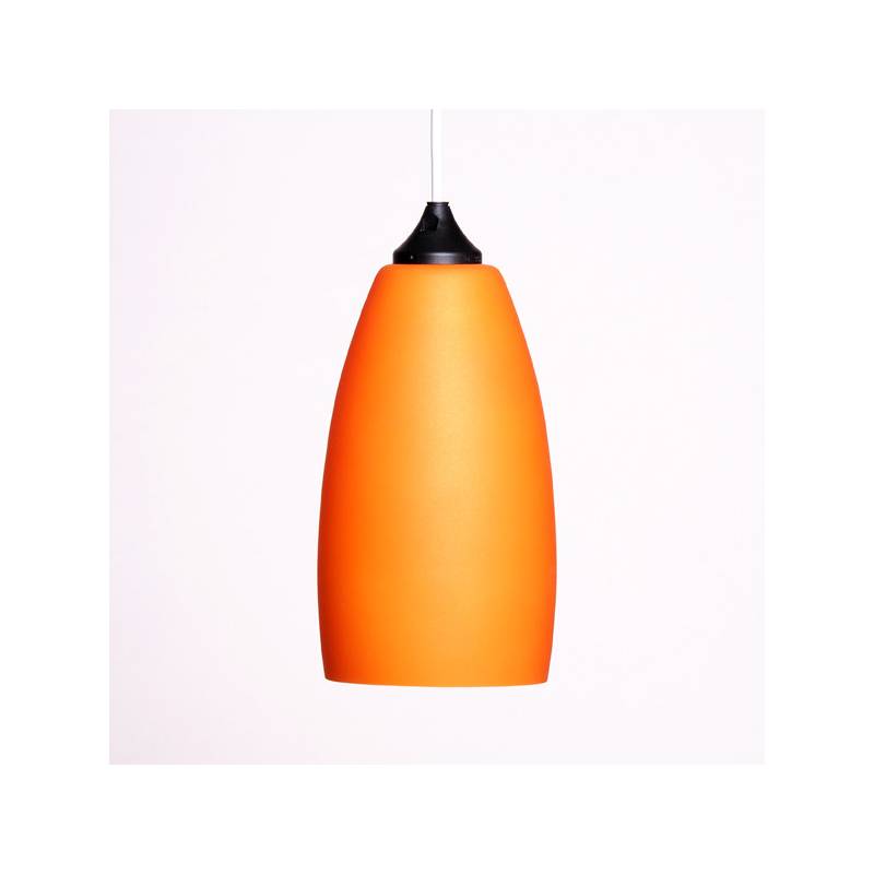 Lampe 4327 opal mit Farbe bemalt