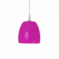 Lampe 4346 opal/hell mit Farbe bemalt