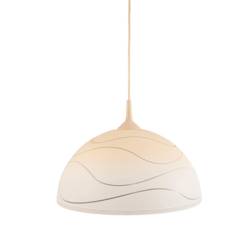 Cristal glass painted lamp...