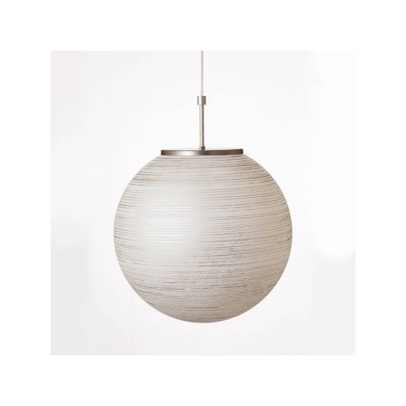 Cristal glass painted lampshade 4500 with decor - d. 400/150 mm