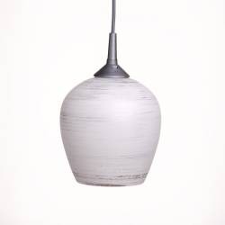 Cristal glass pained lampshade 4651 with decor - d. 108/42 mm