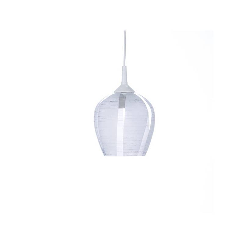 Cristal glass pained lampshade 4651 with decor - d. 108/42 mm