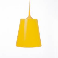 Opal/cristal glass painted lampshade 4719