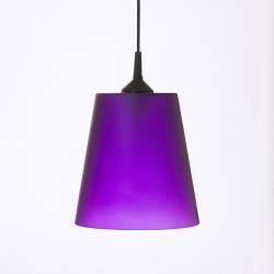 Opal/cristal glass painted lampshade 4719