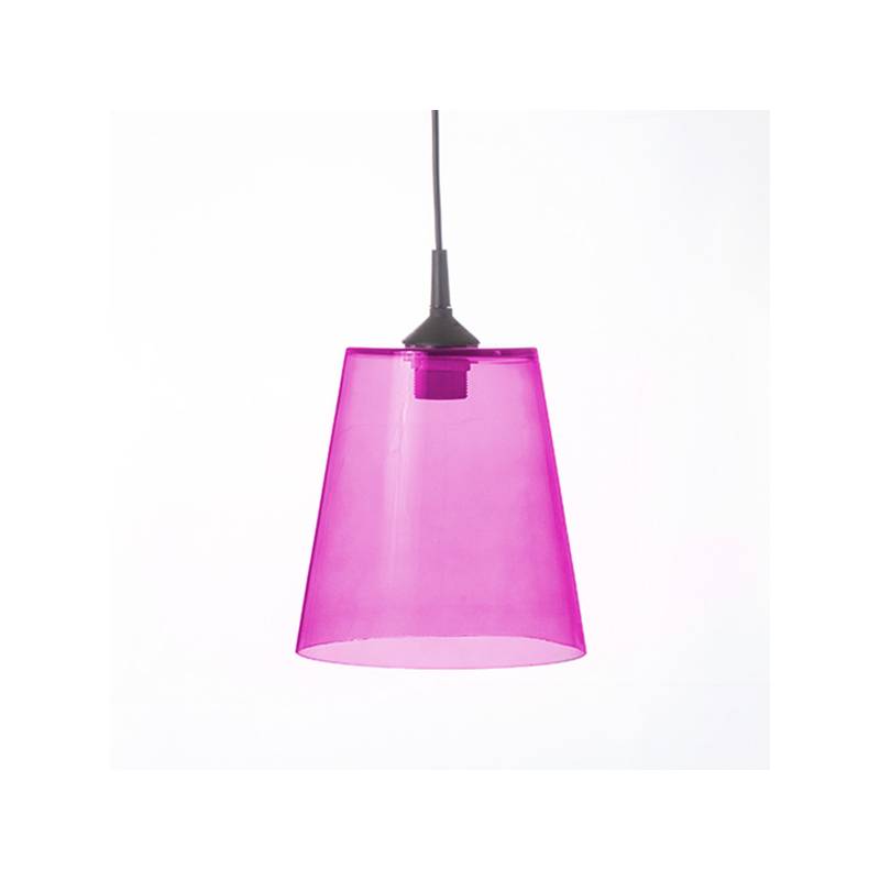 Opal/cristal glass painted lampshade 4719