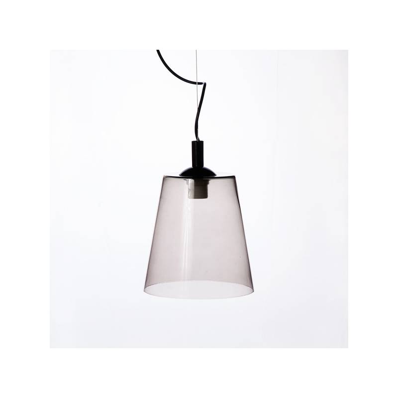 Opal/cristal glass painted lamp 4719