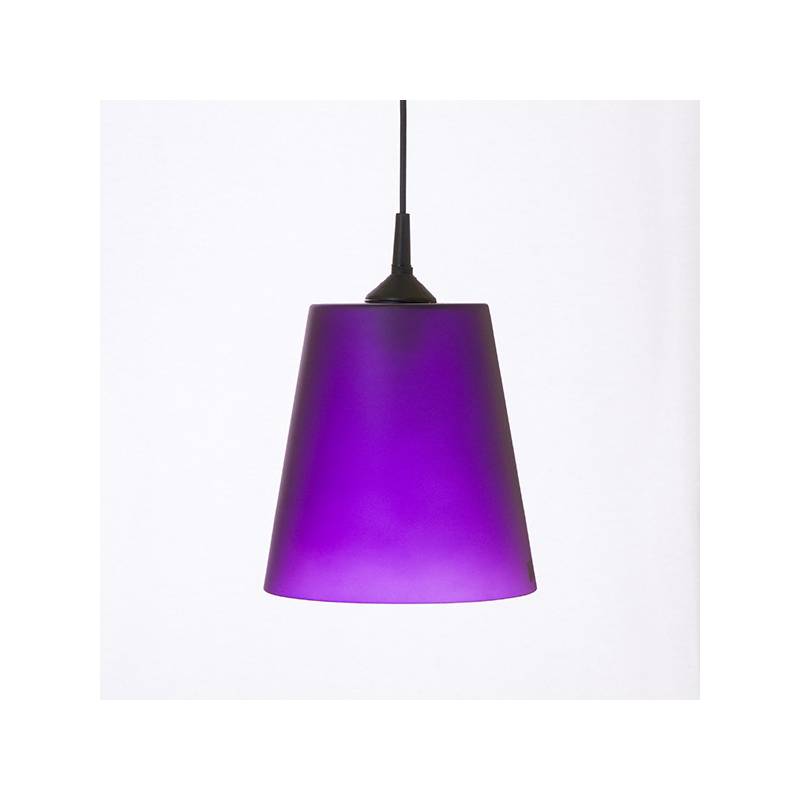 Lampe 4719 opal/hell mit Farbe bemalt