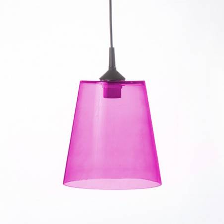 Opal/cristal glass painted lamp 4719