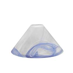 Clear glass matte lampshade...