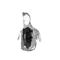 Clear glass figurines with...