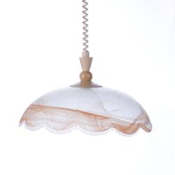 Clear glass matte lampshade...