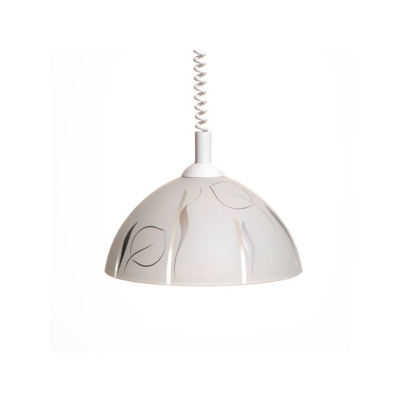 Cristal glass pained lampshade 1059 with decor - d. 300/42 mm Cristal glass pained lampshade 1059 with decor - d. 300/42 mm