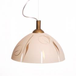 Lampa 1059 jasna malowana farbą zdobiona - śr. 300/42 mm