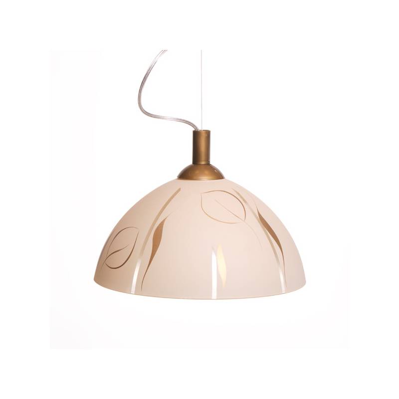 Lampa 1059 jasna malowana farbą zdobiona - śr. 300/42 mm