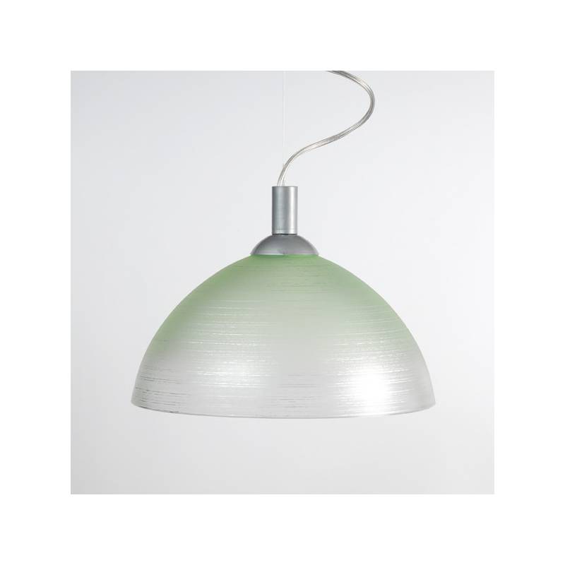 Cristal glass pained lampshade 1059 with decor - d. 300/42 mm