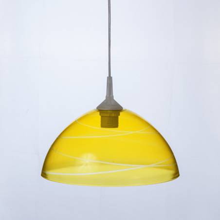 Klosz 1059 jasny malowany farbą zdobiony - śr. 300/42 mm