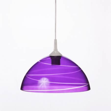 Lampa 1059 jasna malowana farbą zdobiona - śr. 300/42 mm