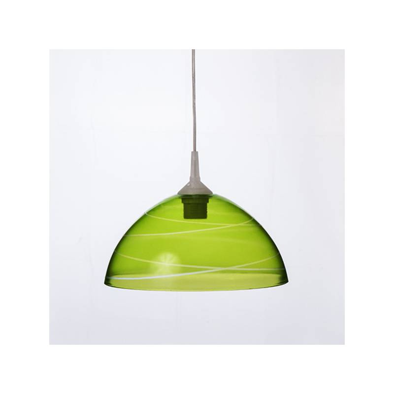 Lampa 1059 jasna malowana farbą zdobiona - śr. 300/42 mm