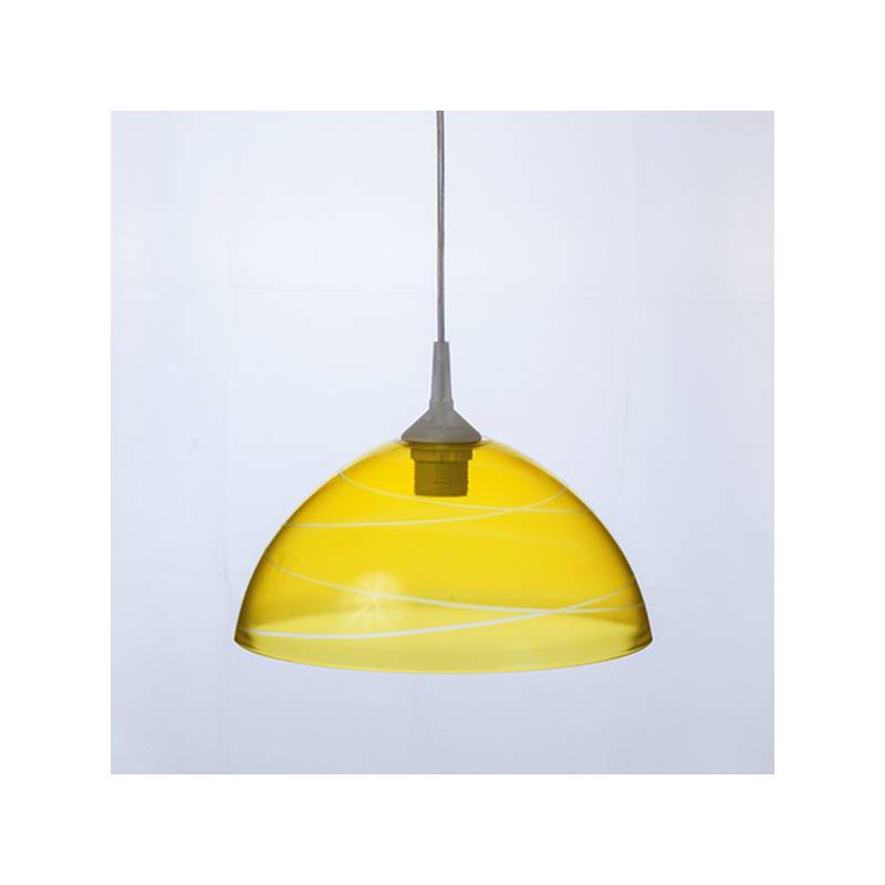 Lampa 1059 jasna malowana farbą zdobiona - śr. 300/42 mm