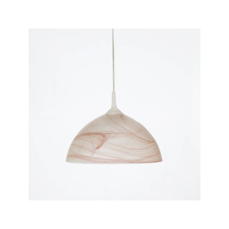 Cristal glass matte lampshade 1059 with alabaster - d. 300/42 mm