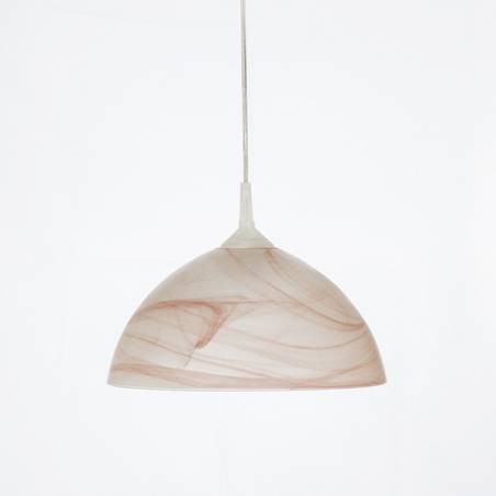 Cristal glass matte lampshade 1059 with alabaster - d. 300/42 mm