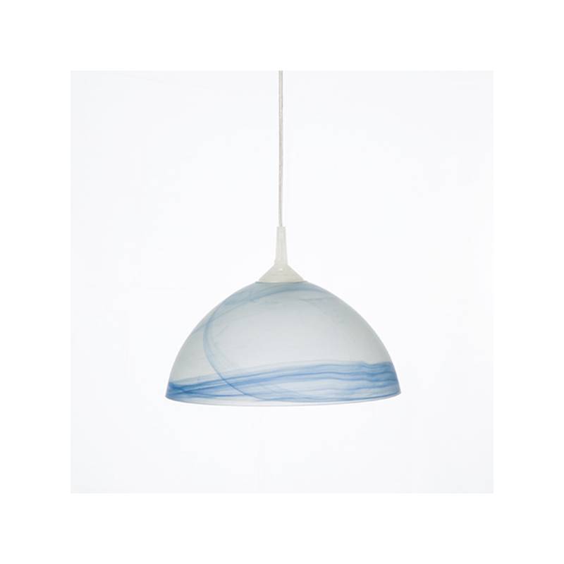 Cristal glass matte lampshade 1059 with alabaster - d. 300/42 mm