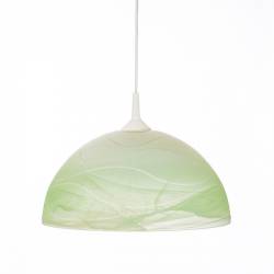 Cristal glass pained lampshade 1069 with decor - waves - d. 350/42 mm
