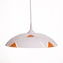 Lampa 1082 jasna malowana farbą zdobiona - śr. 400/42 mm