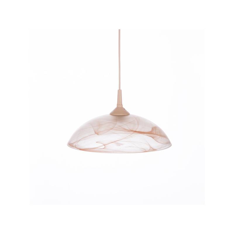 Cristal glass matte lampshade 1107 with alabaster - d. 300/42 mm