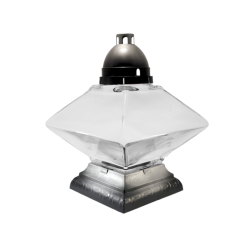 Grablicht 7702 aus hellem Glas