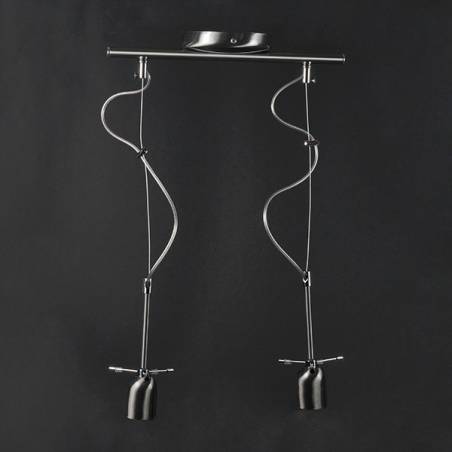 Zawiesie z mocowaniem typu mercedes E27 na dwa klosze