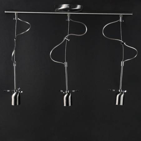 Zawiesie z mocowaniem typu mercedes E27 na trzy klosze