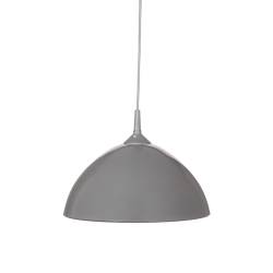 Clear glass painted lamp...