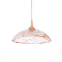 Clear glass matte lampshade...