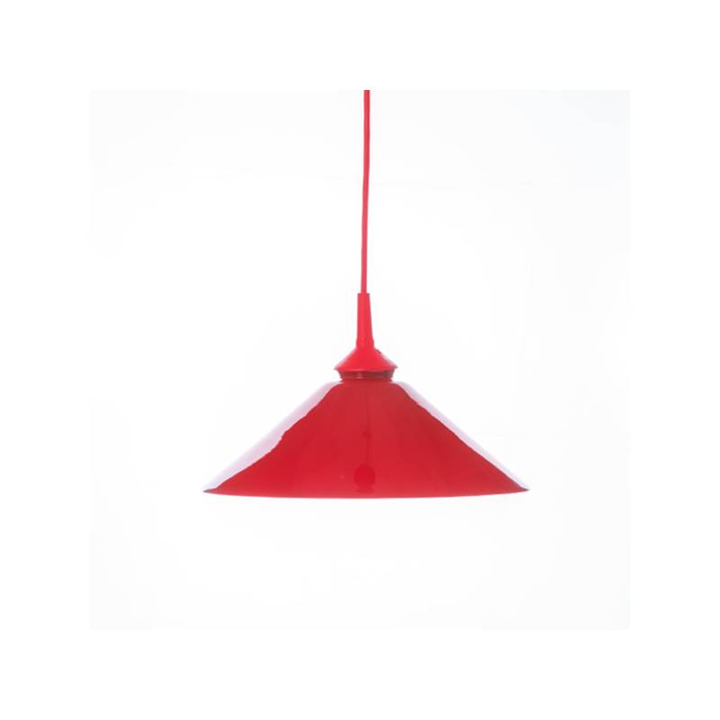 Lampa 347 opalowa malowana farbą - śr. 300 mm