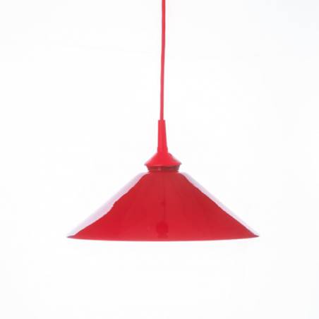Opal glass painted lamp 347 - d. 300 mm