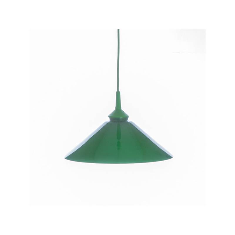 Opal glass painted lamp 347 - d. 300 mm