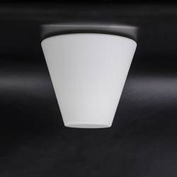 Plafon AKIE opalowy matowy - śr. 264 mm