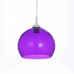 Cristal glass painted lamp 4070 - d. 250/45 mm