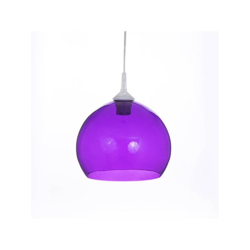 Cristal glass painted lamp 4070 - d. 250/45 mm