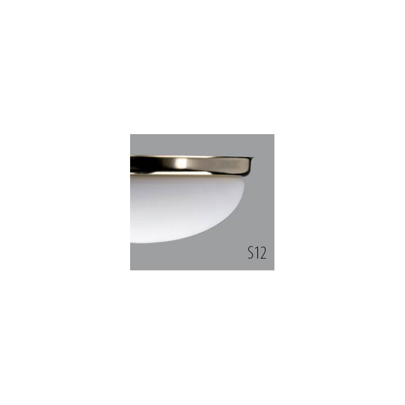 Opal matte plafond ALMA D2 - l. 370 mm