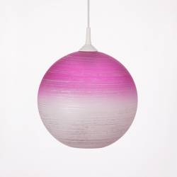 Lampa 4057 jasna malowana farbą zdobiona - śr. 300/42 mm