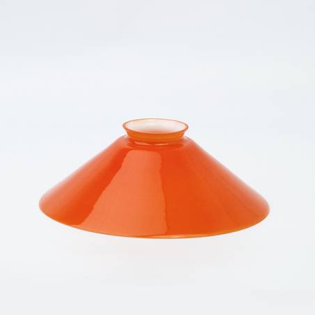 Opal glass painted lampshade 4307