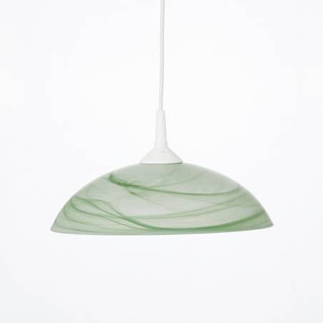 Cristal glass matte lampshade 1107 with alabaster - d. 300/42 mm