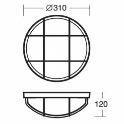 Plafond ELEKTRA 5 - l. 310 mm