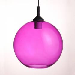 Lampenschirm 4054 opal/hell mit Farbe bemalt - d. 250/42 mm