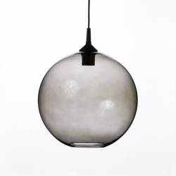 Clear glass painted lampshade 4054 - d. 250/42 mm
