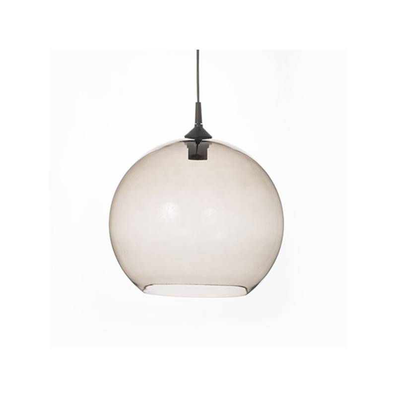 Opal/cristal glass painted lamp 4067 - d. 350/45 mm